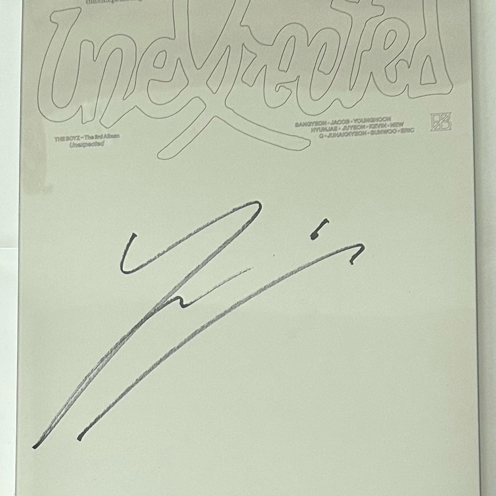 tbz the boyz younghoon signed album